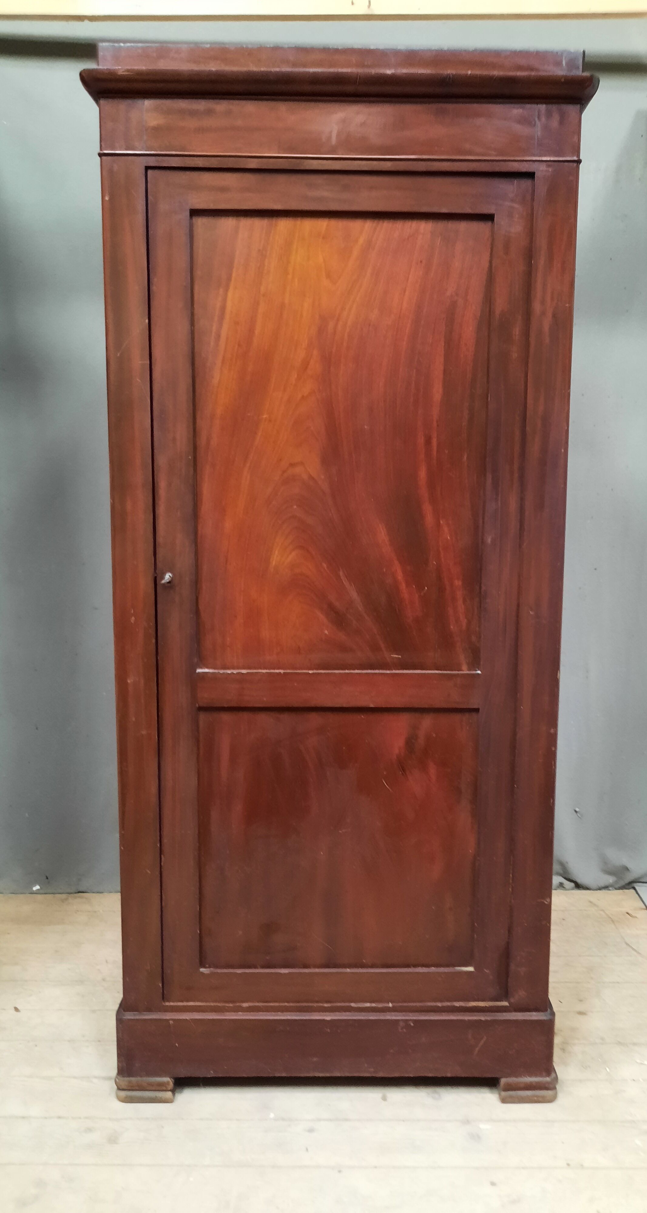 Small mahogany wardrobe