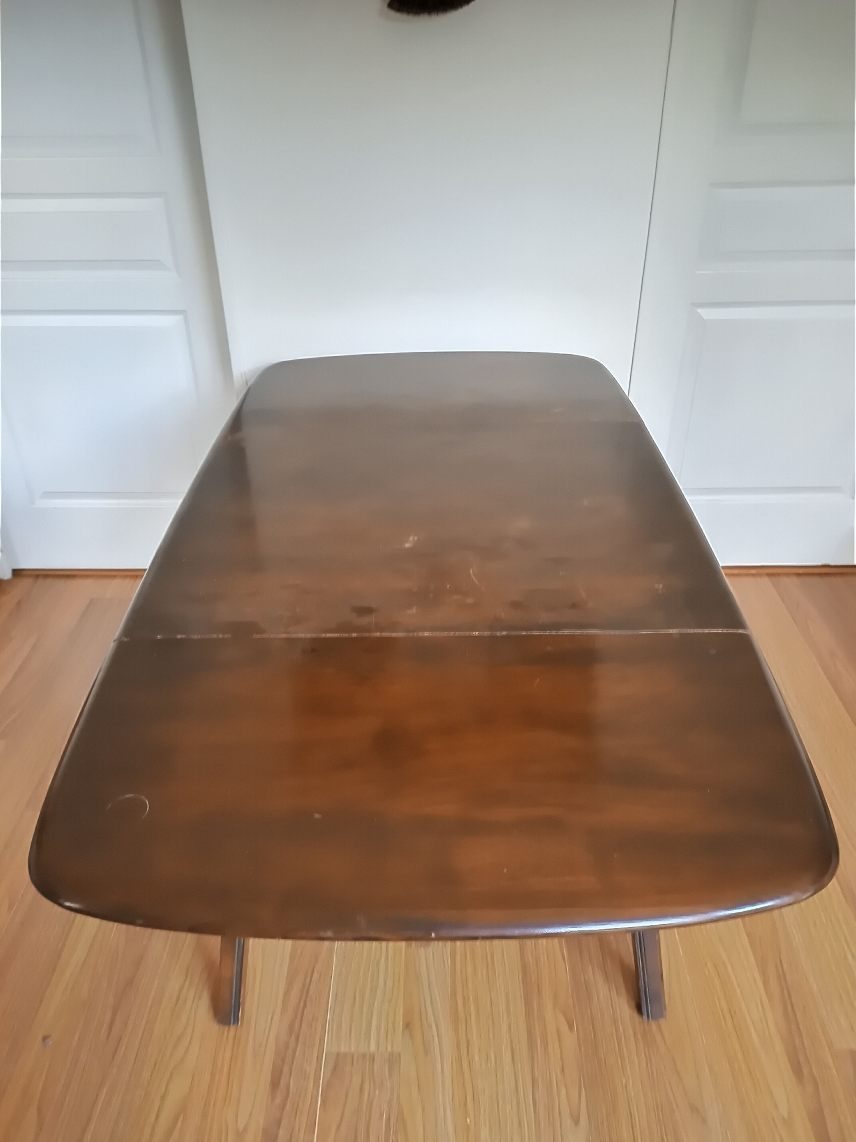 Wooden table with flaps