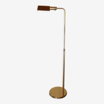 Golden brass floor lamp 70s