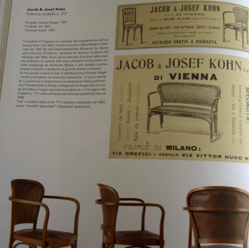 Antique sofa set Kohn No.717, design by Gustav Siegel