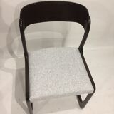Series of 4 Retaped Baumann Chairs