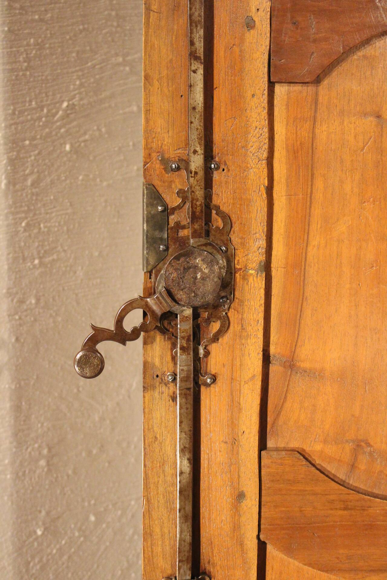 Walnut wardrobe 19th century