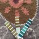 Vintage hand-embroidered tablecloth 126x140 cm