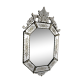 Venetian mirror murano late 19th century - 100 x 54 cm