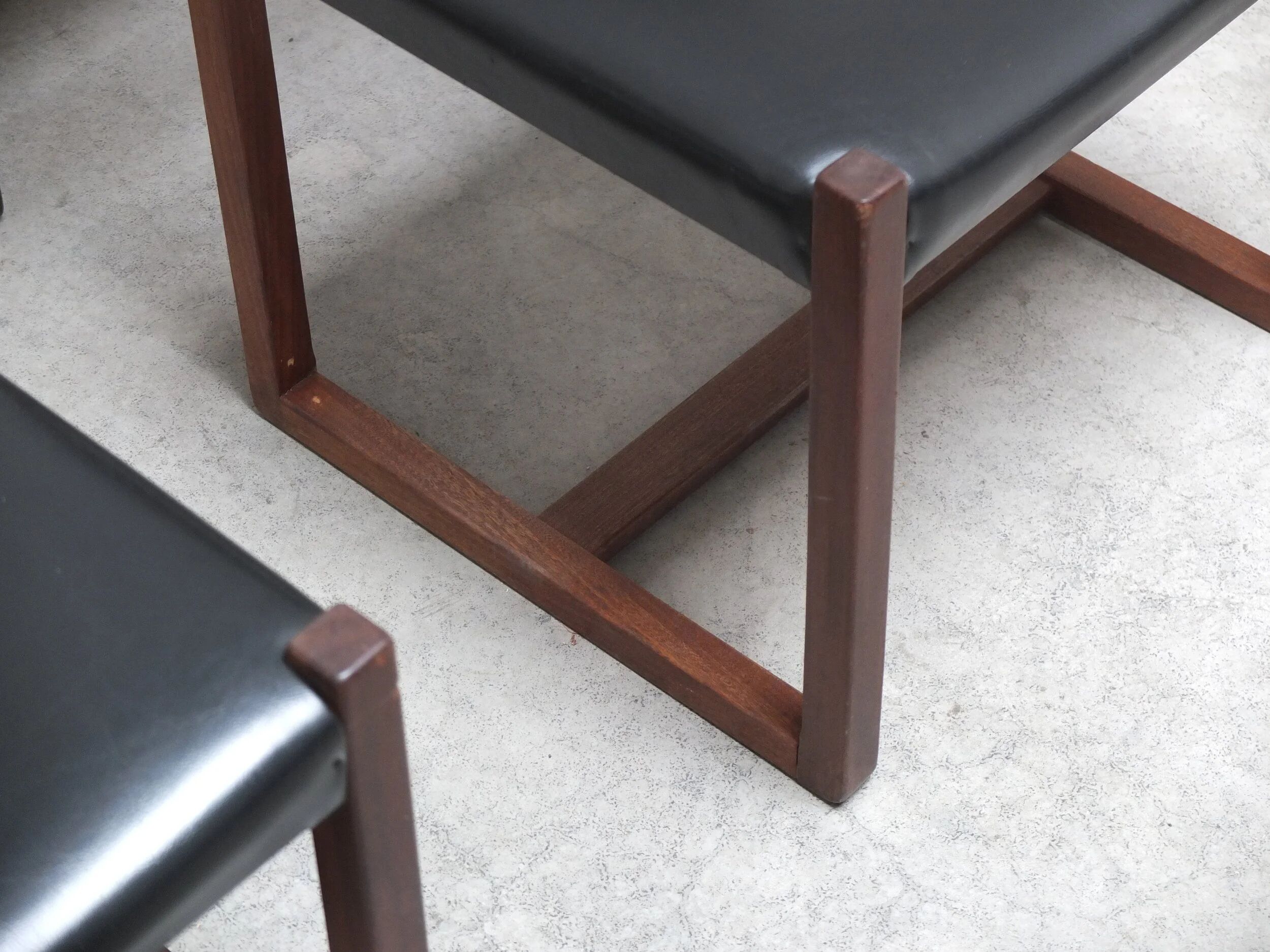 Ensemble de 6 chaises 'A3' par Alfred Hendrickx pour Belform, années 1960.
