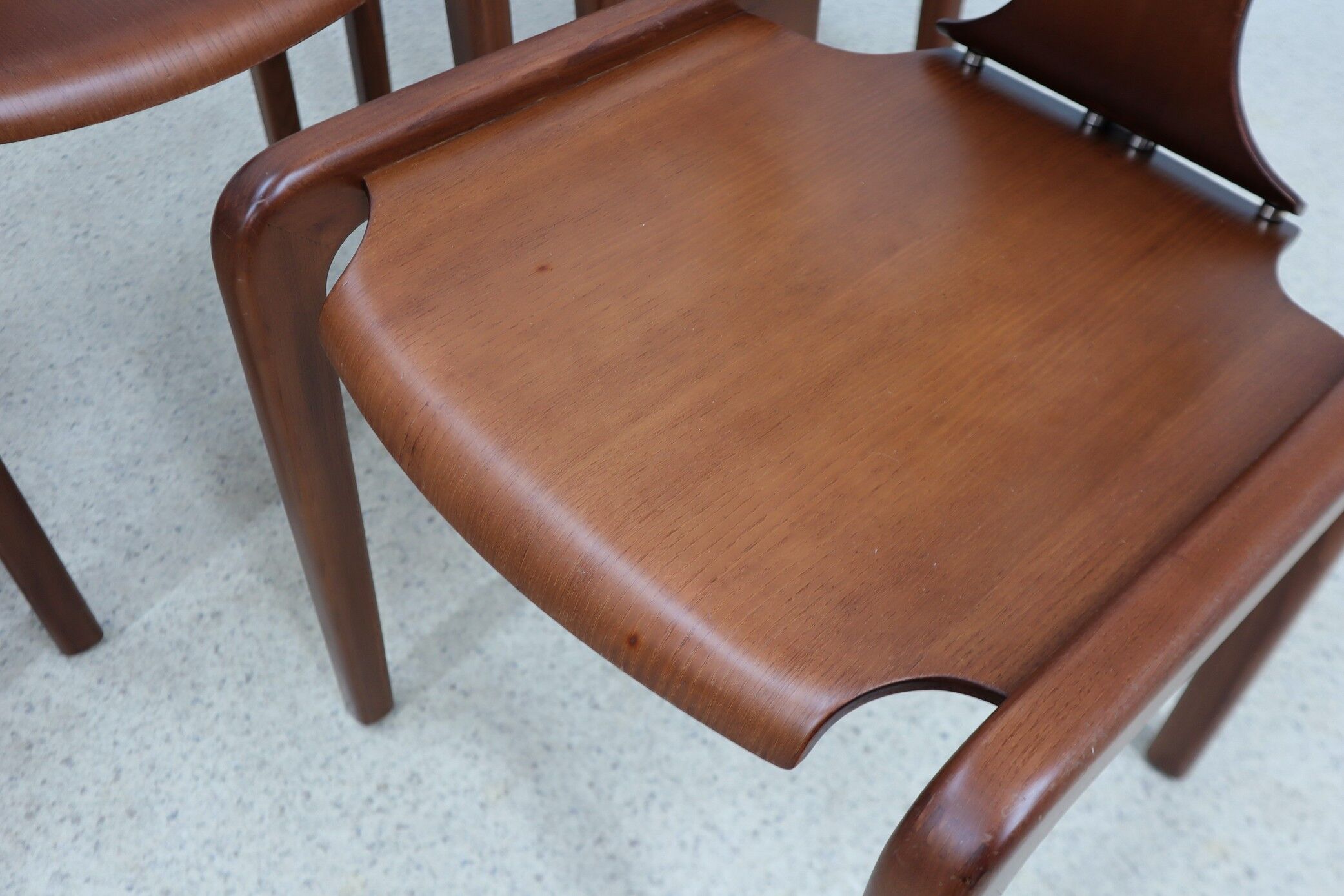 Augusto Savini dining chairs POZZI 1960s