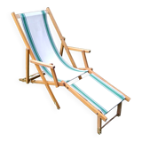 Chaise longue transat vintage