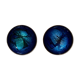 Pair of Scandinavian enamelled copper bowls, Norway, circa 1960.