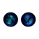 Pair of Scandinavian enamelled copper bowls, Norway, circa 1960.