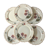 Limoges porcelain dessert plates