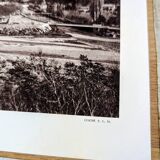 Digne-les-Bains, photo print from 1942.