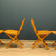 Folding Scandinavian chairs