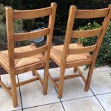 Pair of mulched / vintage chairs 60s-70s
