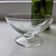 Lot of 6 crystal champagne glasses engraved 30s