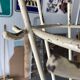 French modernist coat rack, 1950s