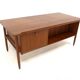 Scandinavian teak desk, Lelångs Möbelfabrik, Sweden, 1950