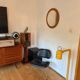 Minimalist brown mirror, 1960s