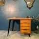 Vintage desk with winged drawers