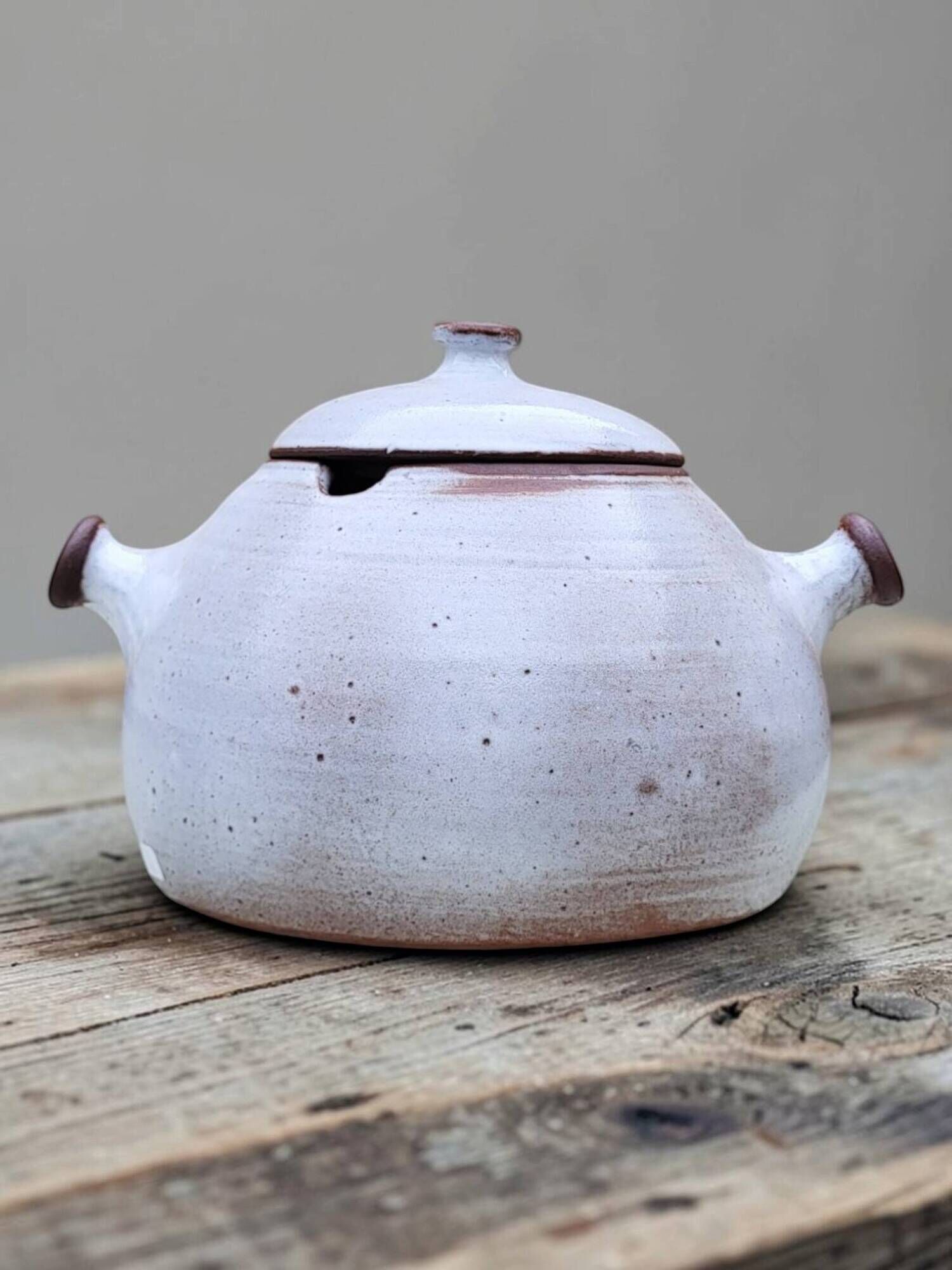 Stoneware soup tureen Ratilly J&N Pierlot / Puisaye