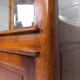 Art Deco display cabinet with sliding glass doors