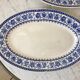 Duo of oval flat terre de fer u&c sarreguemines model "syrah" late nineteenth