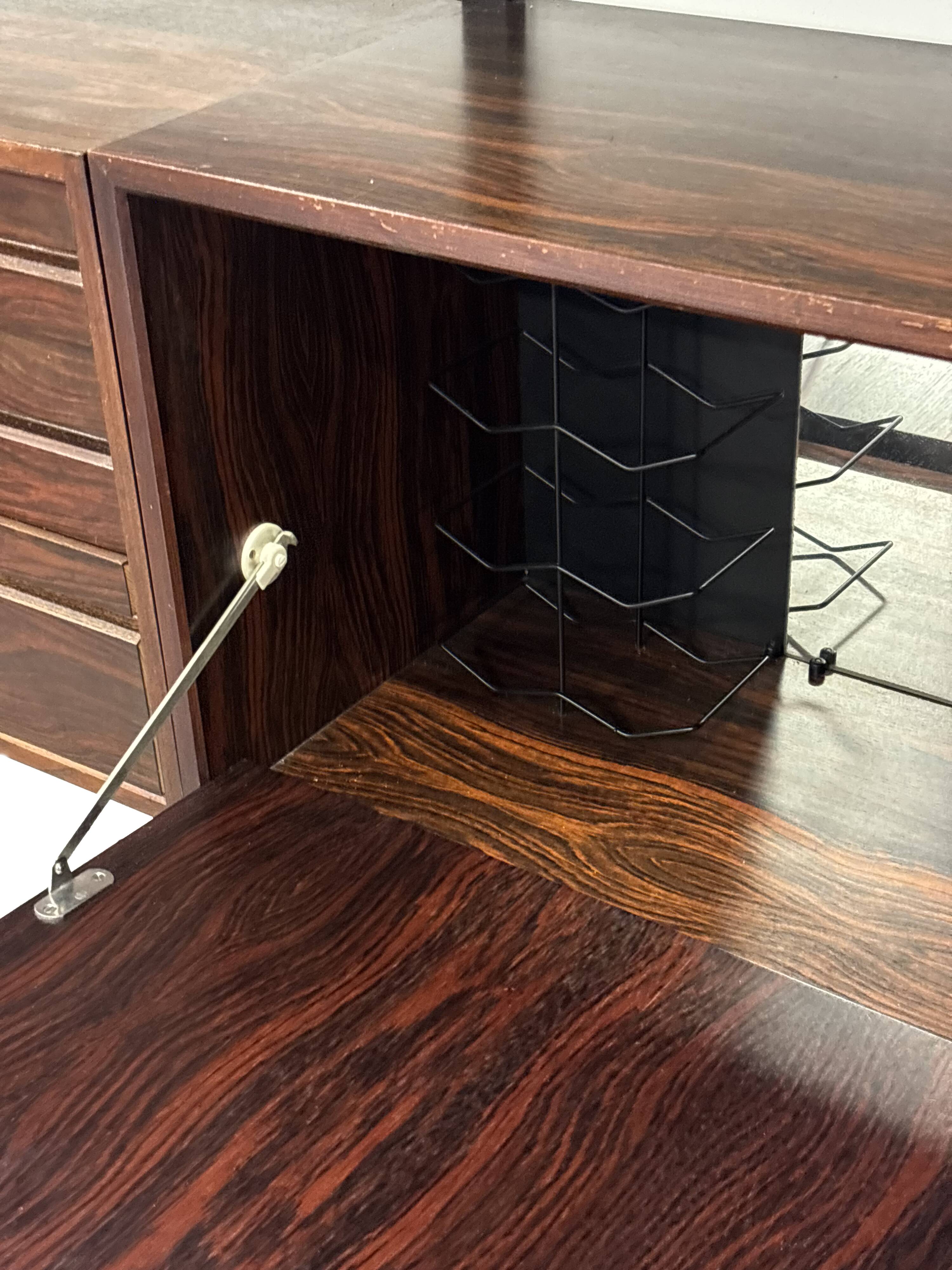 Vintage Poul Cadovius Royal System Wall System Rosewood