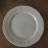 Set of 4 blue ceramic dessert plates