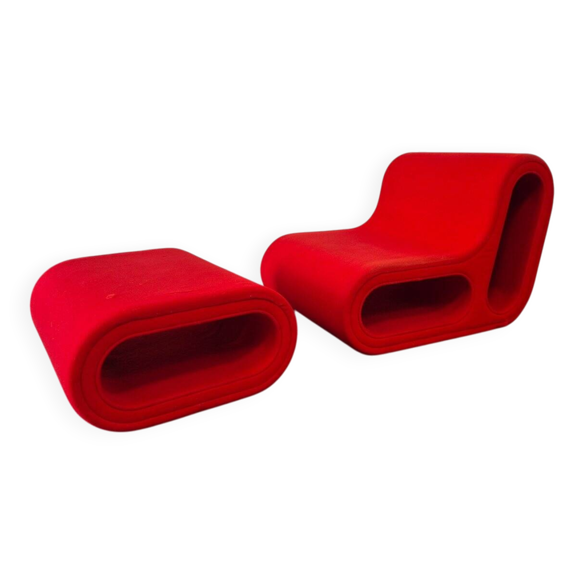 Set of Other One lounge chair with ottoman by Leif Jörgensen for Hay, 2004
