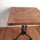 Square bistro table