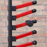 Post modern modular hook coat rack, 1980s