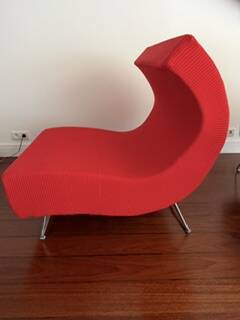 Sofa armchair lover line roset by pascal mougues