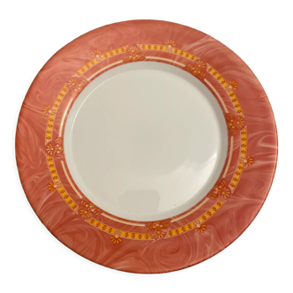 Orange dessert plates