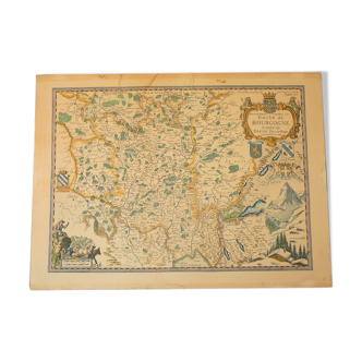 Carte du duché de bourgogne Daniel Derveaux