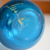 Vase by Michael Harris for Mdina studio in Malta 60s 70s