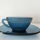 vintage blue cups - 1970s