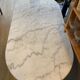 Bistro table on marble
