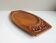 Teak tray hand-carved