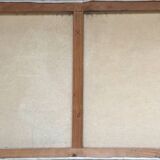 Oil on canvas The flower market of Madeleine, Paris