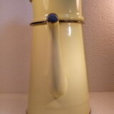 Yellow enamel coffee maker