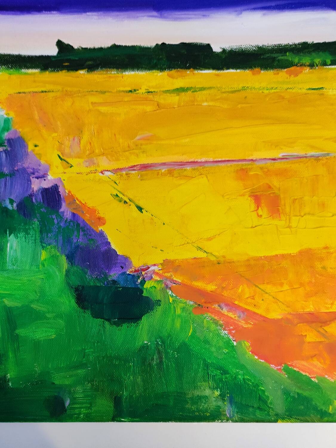 Modern Provence landscape painting