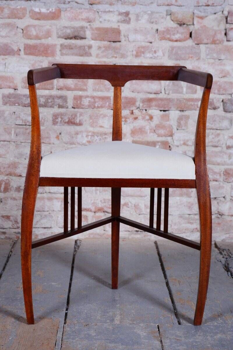 Czech Art Deco Dining Table and Chairs by J. Kotěra for Josef Motka - Litovel, 1900s, Set of 4