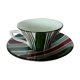 Tasse à thé en faïence de Sarreguemines modèle feria