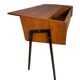 Bureau-Console Vintage "Legate" - Teck & Métal - Design Scandinave 196