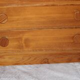 Small vintage Scandinavian pine chest of drawers