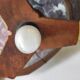 Olive wood lamp