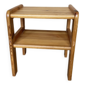 80s pine bedside table