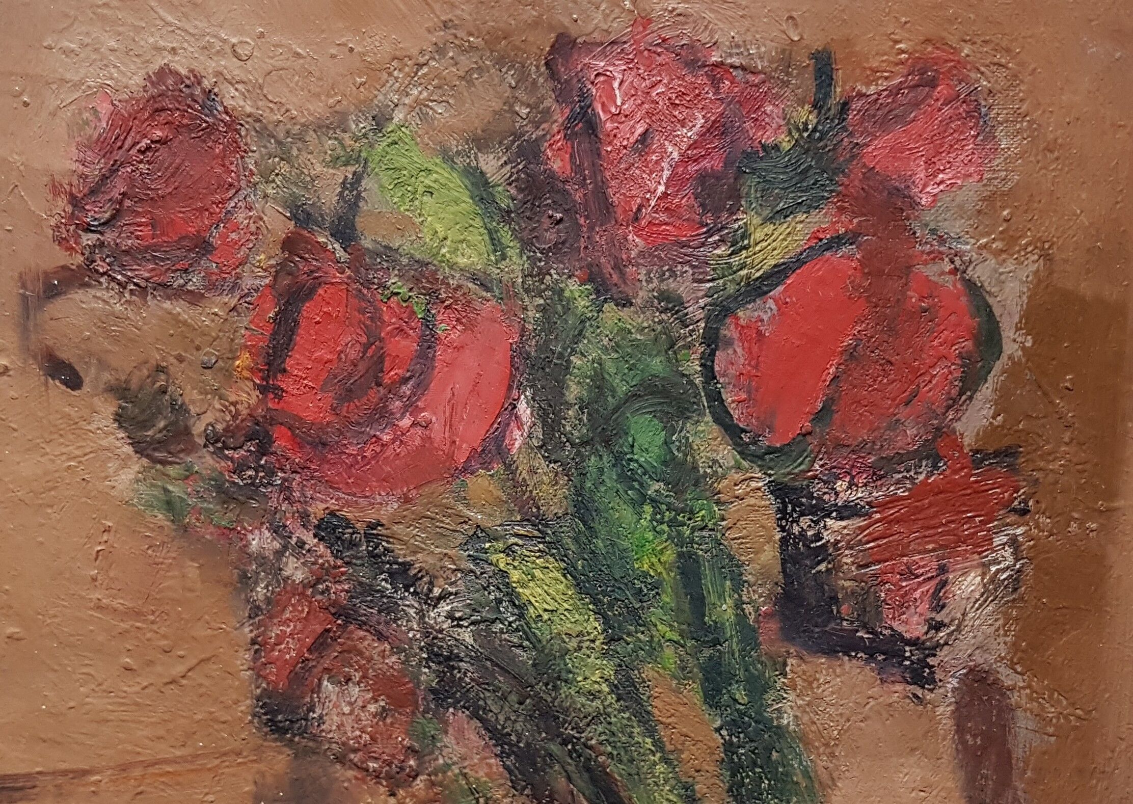Painting by Nagao Usui: "Bouquet of Roses"