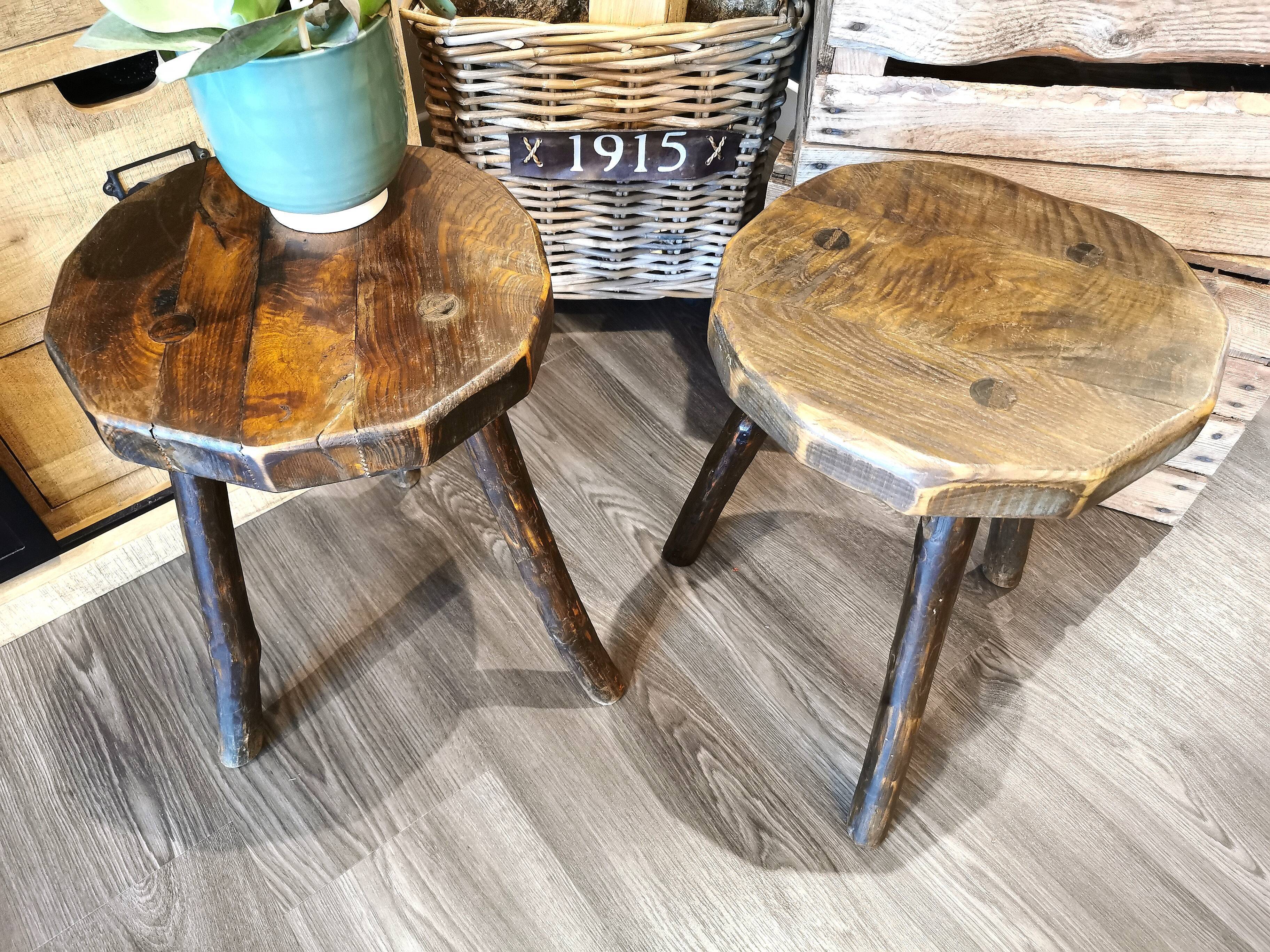 Pair of tripod stools