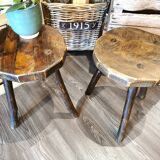 Pair of tripod stools