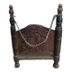 Traditional 19th-century tribal chair from the Swat Valley, North Pakistan